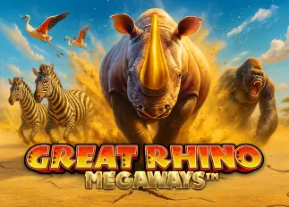 สลากกินแบ่ง Great Rhino Megaways ทดลองเล่นฟรี
